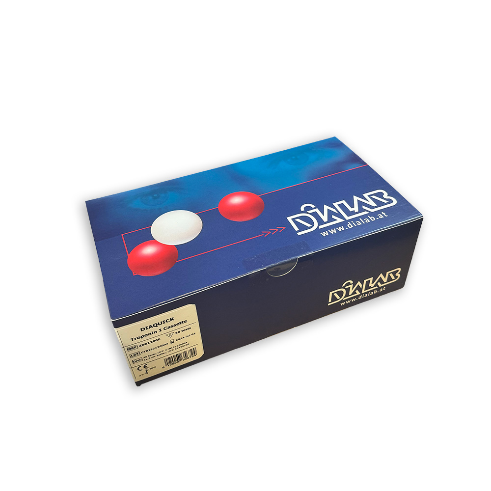 DIAQUICK Troponin I Cassette, 30 Tests