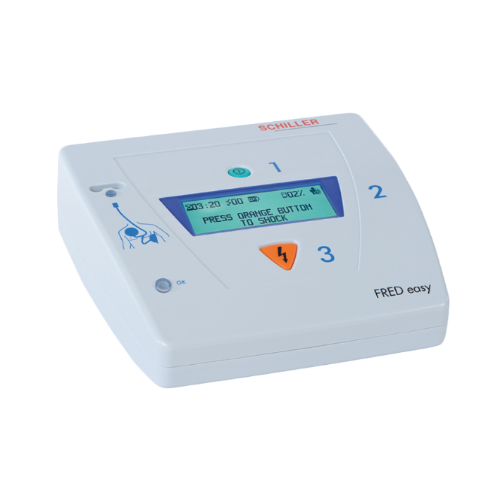 Defibrillator fred easy EKG Display Schiller Leupamed