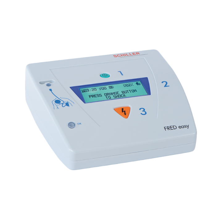 Defibrillator Fred easy ekg display Schiller Leupamed