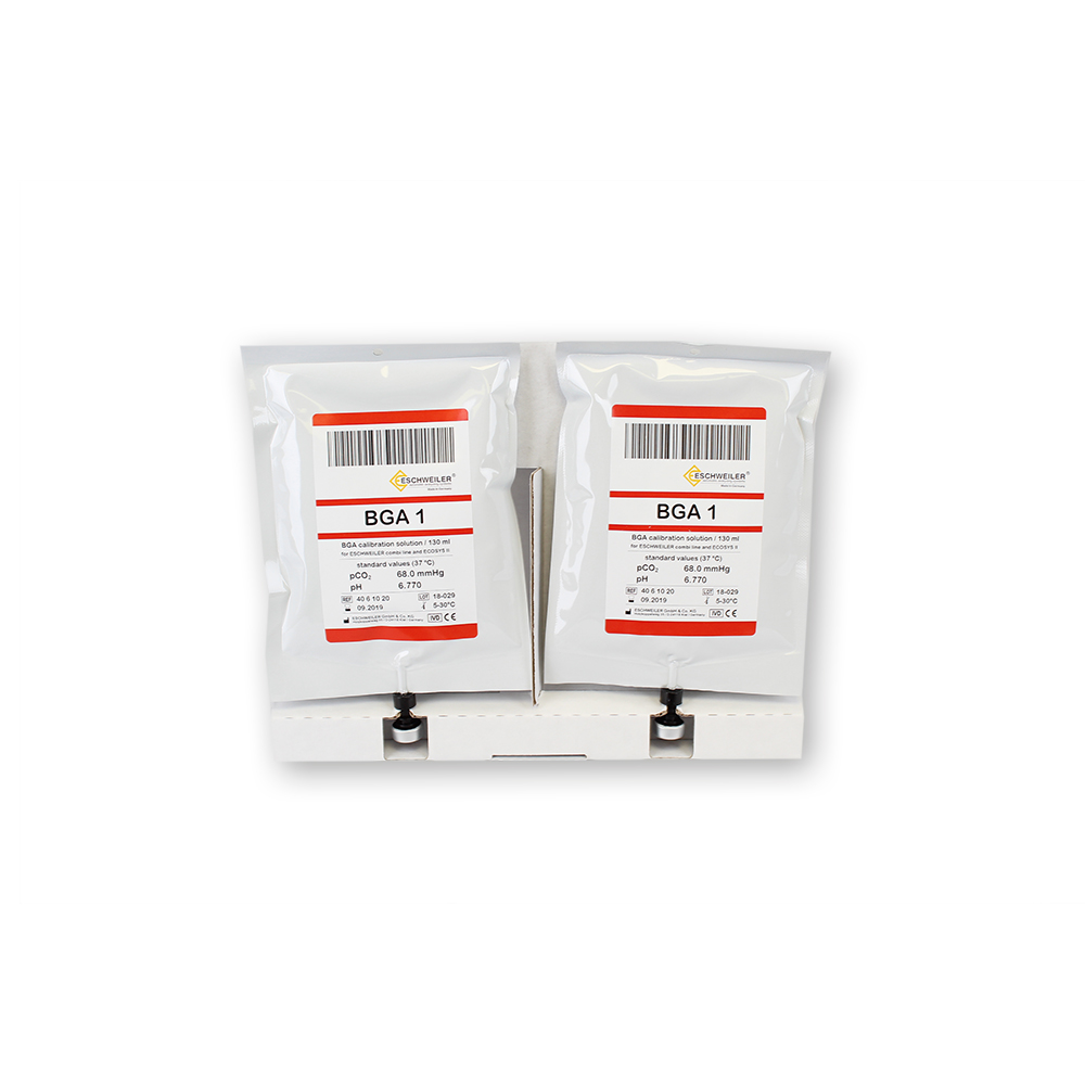BGA 1 Kalibrierlösung - tief für COMBI-line BGA, 12x130ml