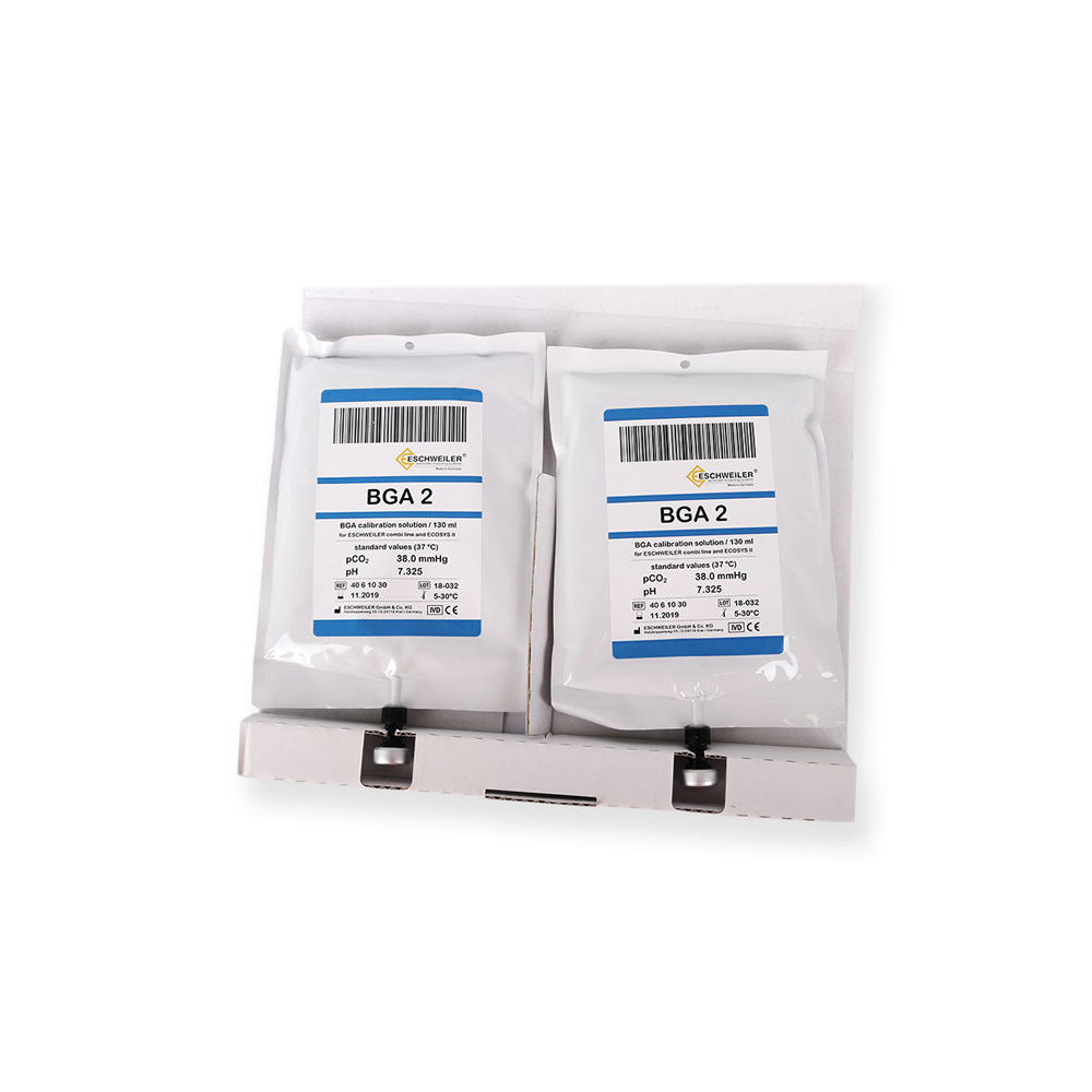 BGA 2 Kalibrierlösung - hoch für COMBI-line BGA, 12x130ml