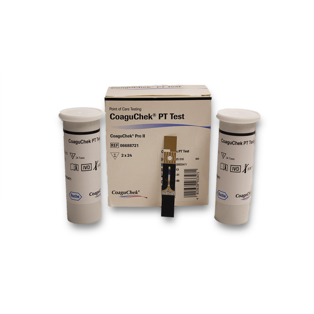 CoaguChek PT Teststreifen 2x24 Tests, für CoaguChek Pro II, Nr. 6688721016