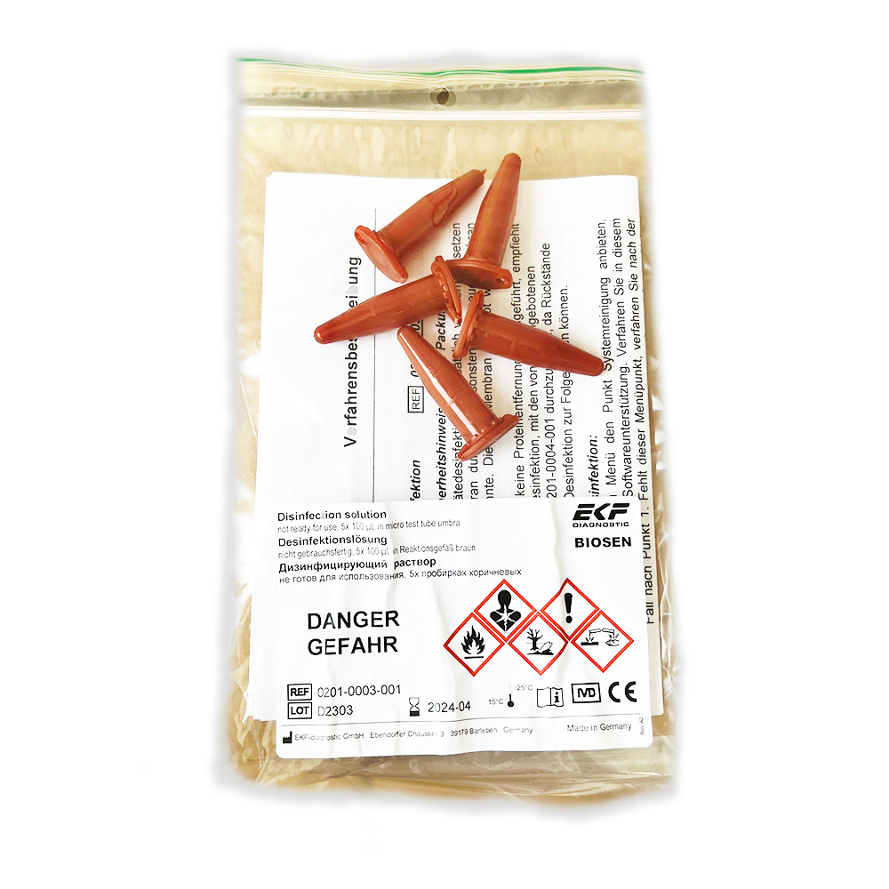 [C01106-106] Desinfektionslösung 5x100µl (0,075ml) in Reaktionsgefäß 1,5 ml, (5 tubel) BIOSEN und EBIO