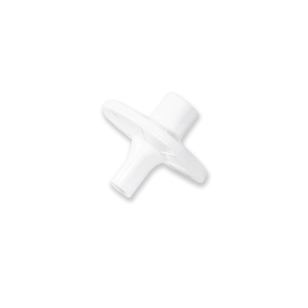 [F01500-003] Einweg-Bakterienfilter für Spirometrie Ganshorn Spirojet Spirozeptor, Schiller SP-260, SP-1, Vitalograph, oval + rund Durchm. 30,0 mm, PBF-100W-M, weiß (50 Stk)