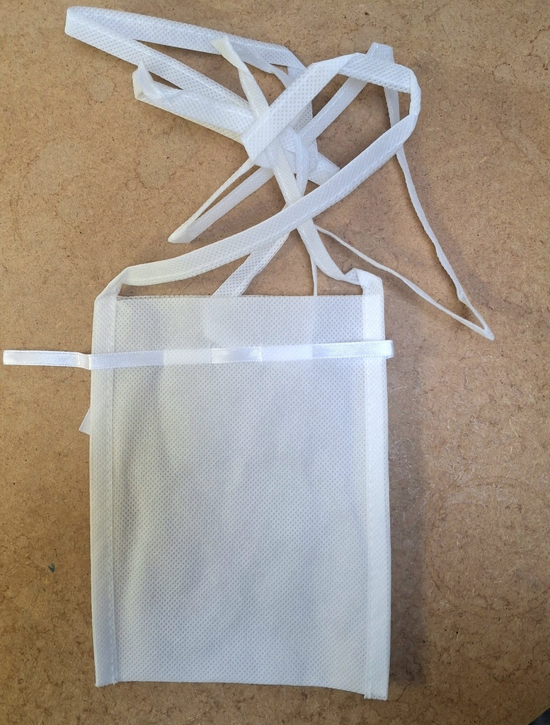 Einweg-Umhängetasche für Holter, weiß für alle medilog Rekorder & BR-102 Plus (50 Stk)