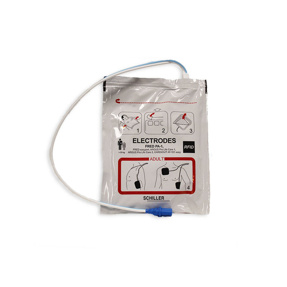 Elektroden für Erw. zu FRED PA-1, Touch7, Easyport PLUS, FRED easy G2, Defigard HD-7 (1 Paar)