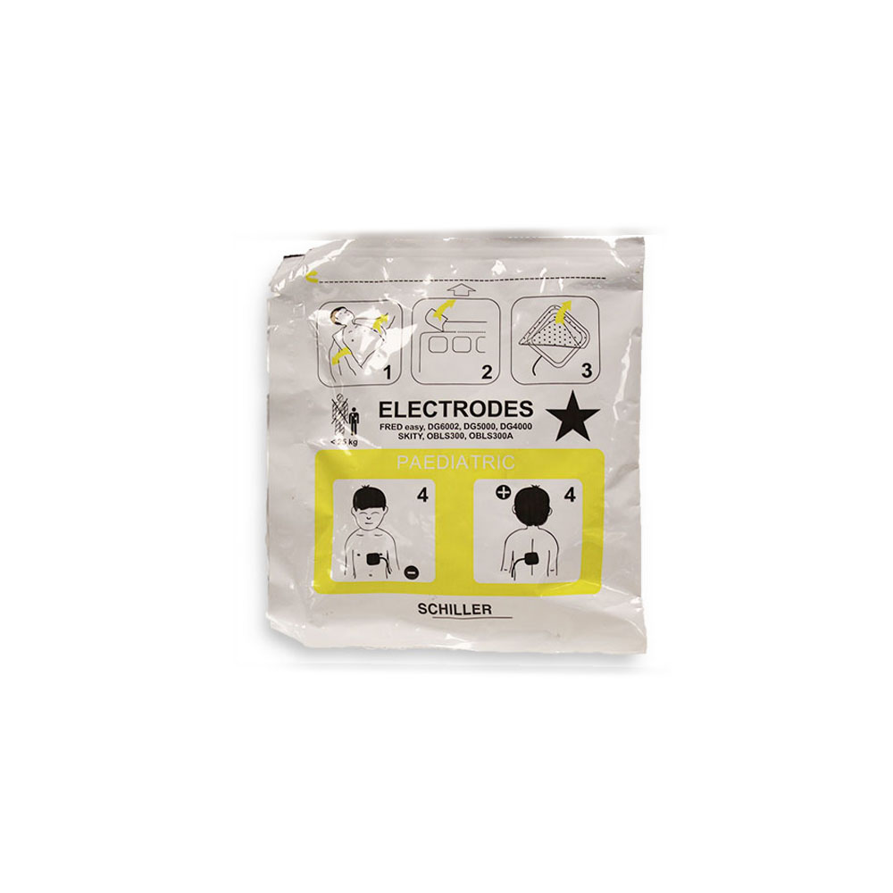 Elektroden für Kinder / für  FRED easy PAD Defibrillator & FRED easy Pad Manual Override und DG4000 & DG5000 (1 Paar)