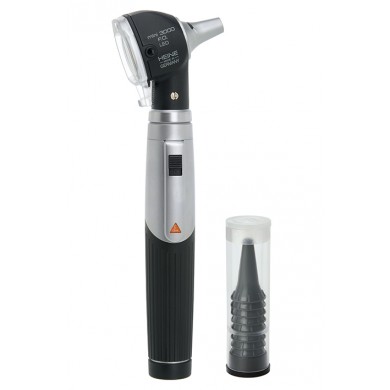 [B02100-011] Heine mini 3000 LED F.O. Otoskop 2,5 V schwarz, mit Batteriegriff mini 3000