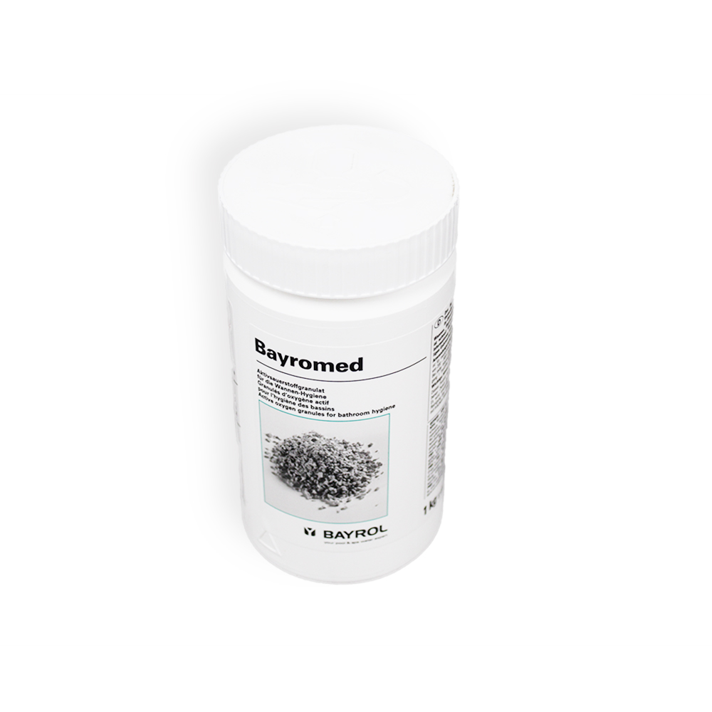 [T00100-000] Hygiene/Sauerstoff-Granulat Bayromed 1kg, einschließlich Hygieneplan