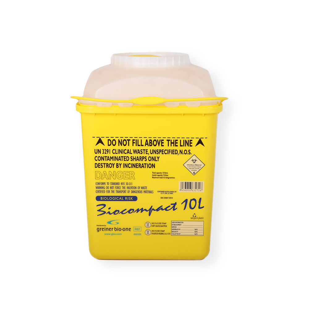 [G04503-350] Kanülenentsorgungsbox BioCompact 10 Liter