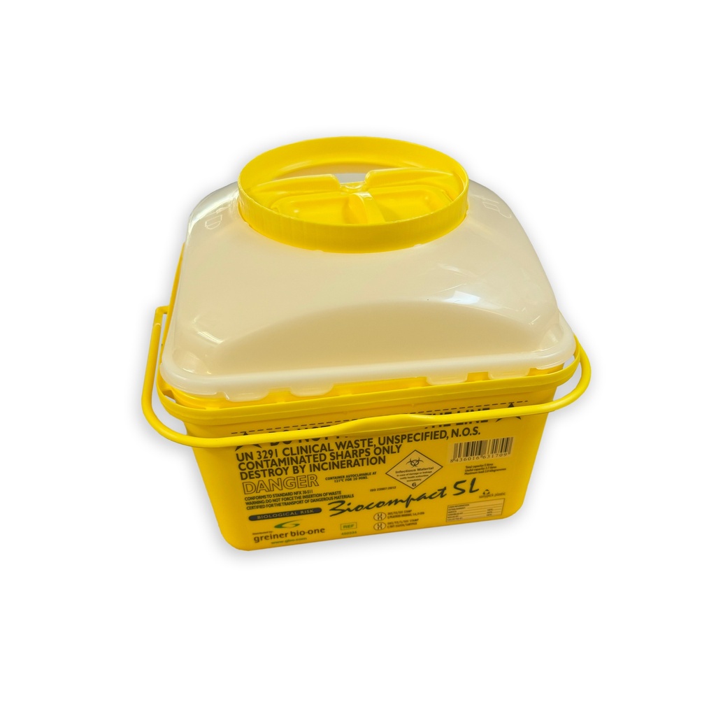 Kanülenentsorgungsbox Biocompact 5 Liter   