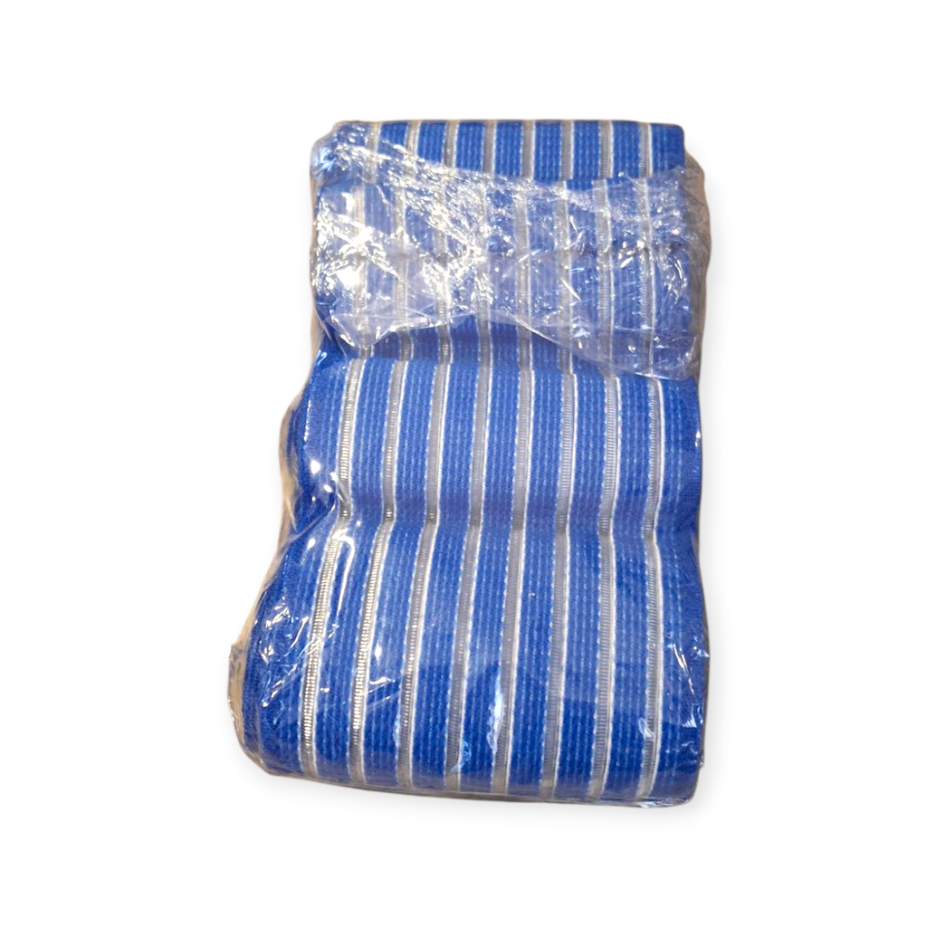 Klettfixierband, elastisch ca. 7,5cm x 150cm, blau, für  Elektro-/Reizstromtherapie (2 Stk) - ABVERKAUF