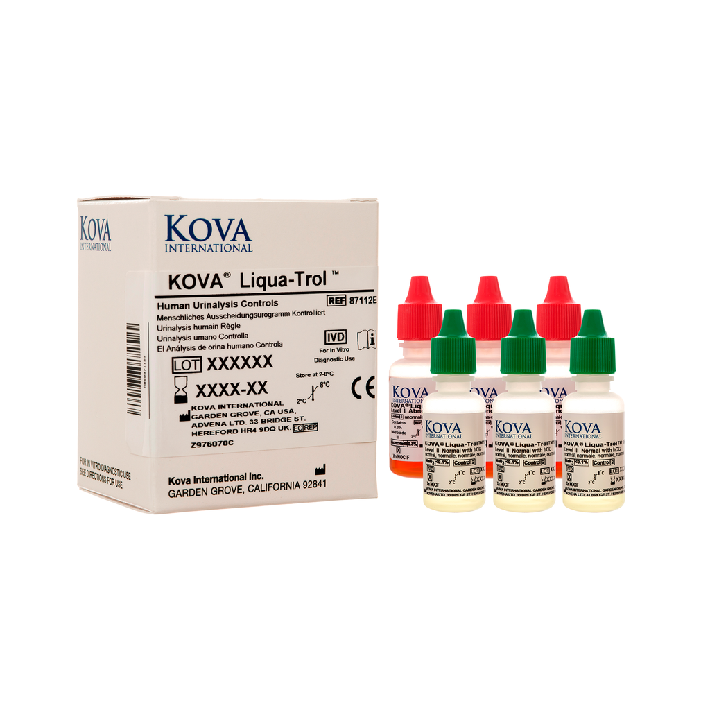 [E24100-124] KOVA TROL LIQUID I+II (6x25ml) NUR für Urisys, Urilux Nr. 4165365001