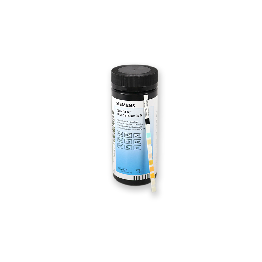 Microalbumin 9 E/F/G/D für Clinitek+ (25 Tests)