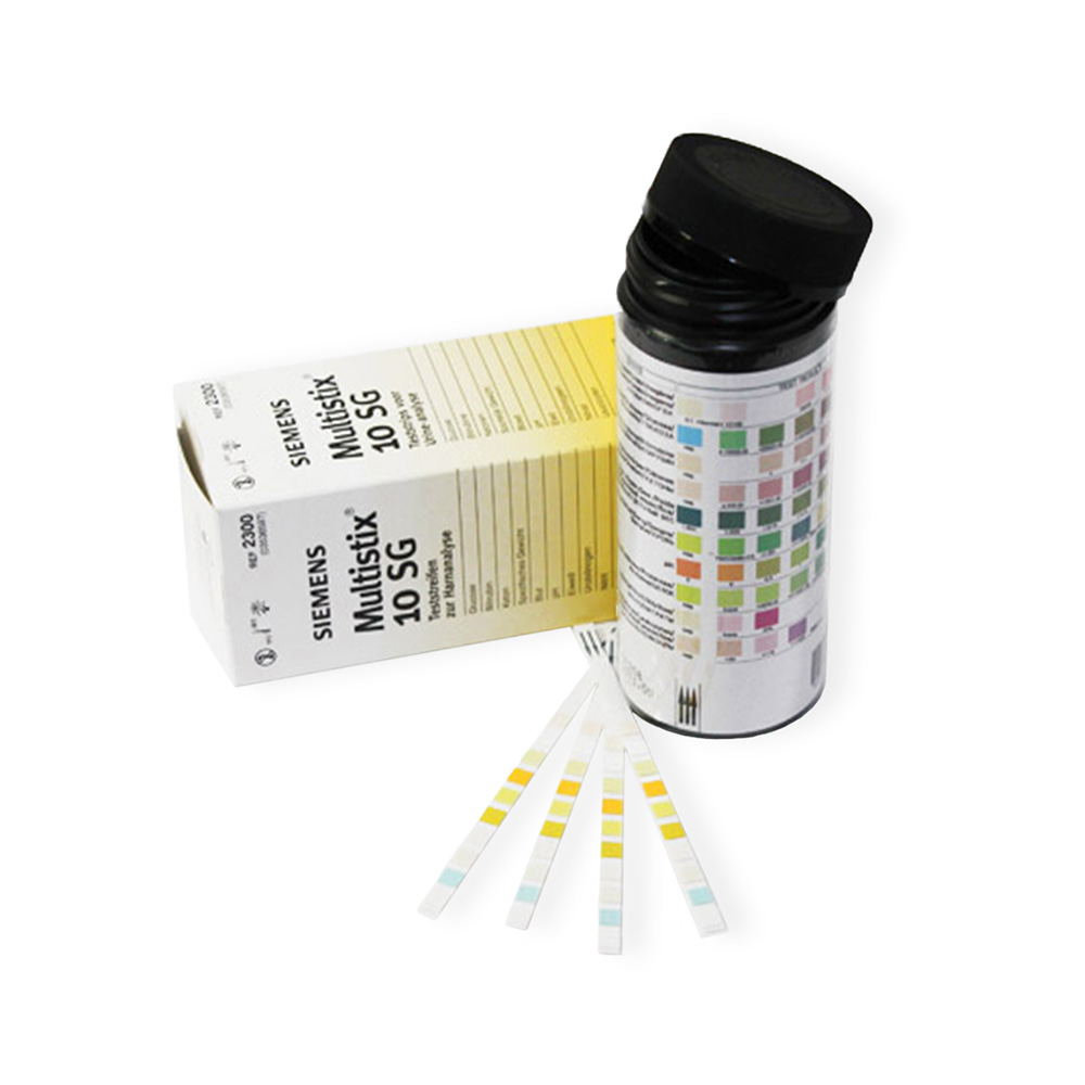 [E24100-110] Multistix 10 SG Harnteststreifen, für Clinitek+, Schnelltests (100 Stk)