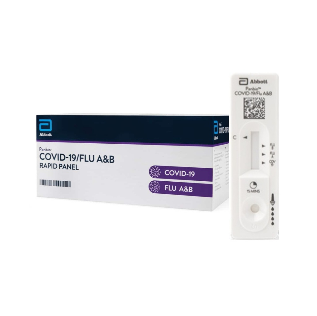 ​​​​​​​Panbio™ COVID-19/Flu A&B Rapid Panel, Nasopharyngeal - Antigen/Influenza (10 Tests)