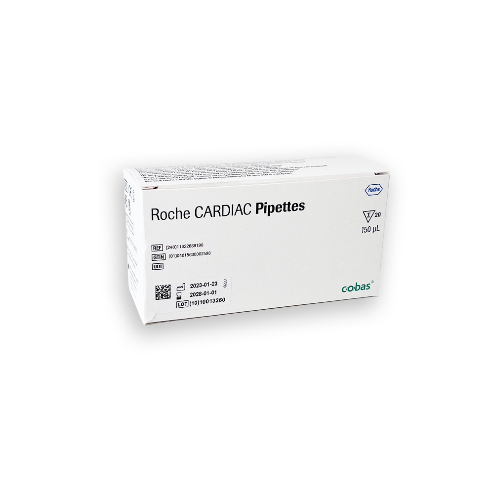 Roche CARDIAC Pipetten 150µl, auch für cobas h 232, Nr. 11622889190 (20 Stk)