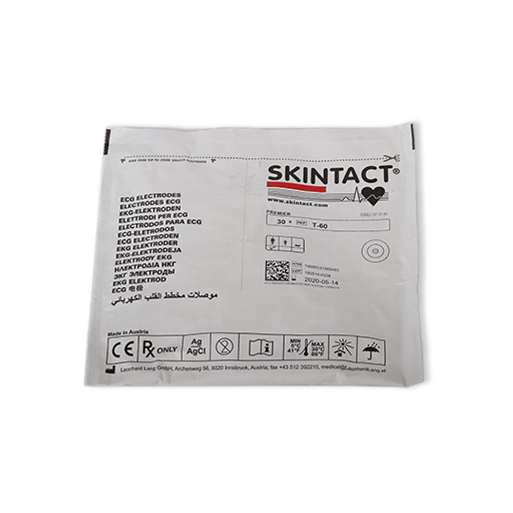 Skintact Klebeelektroden ET60-Einmal, T60, Ø 60mm, Druckknopf (30 Stk)