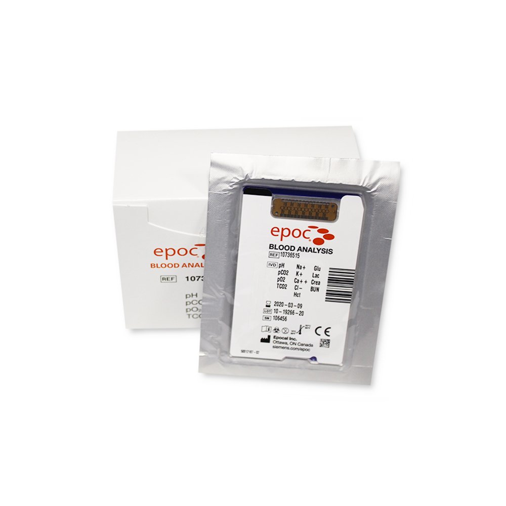 [E22004-108] Testkarten für EPOC Point of Care Blutanalyse, BUN (25 Stk)