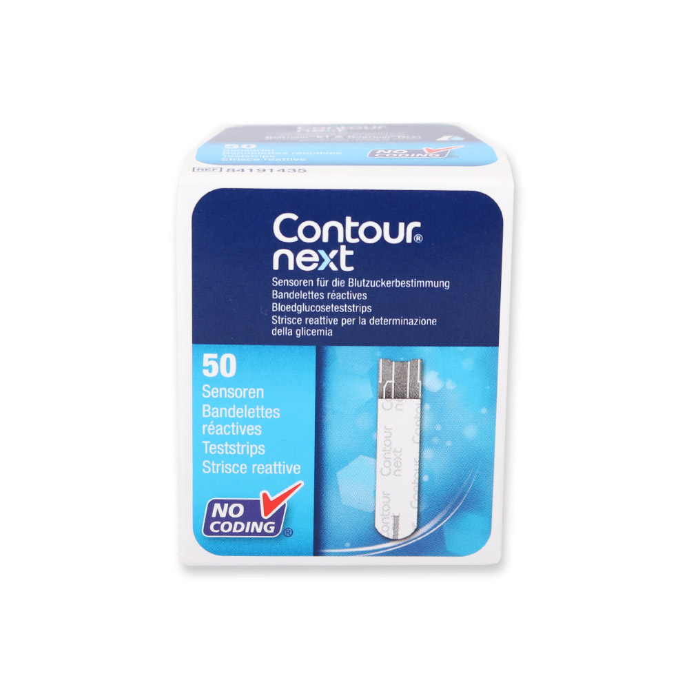 [C01902-093] Teststreifen für Contour NEXT und für Contour XT Blutzuckermessgerät (50 Stk)