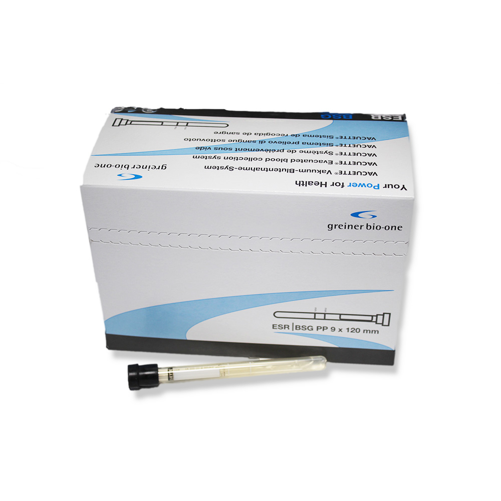 VACUETTE® Röhrchen 1,5 ml 4NC BSG, geschl. System schwarze Kappe, Nr. 729073 (50 Stk)