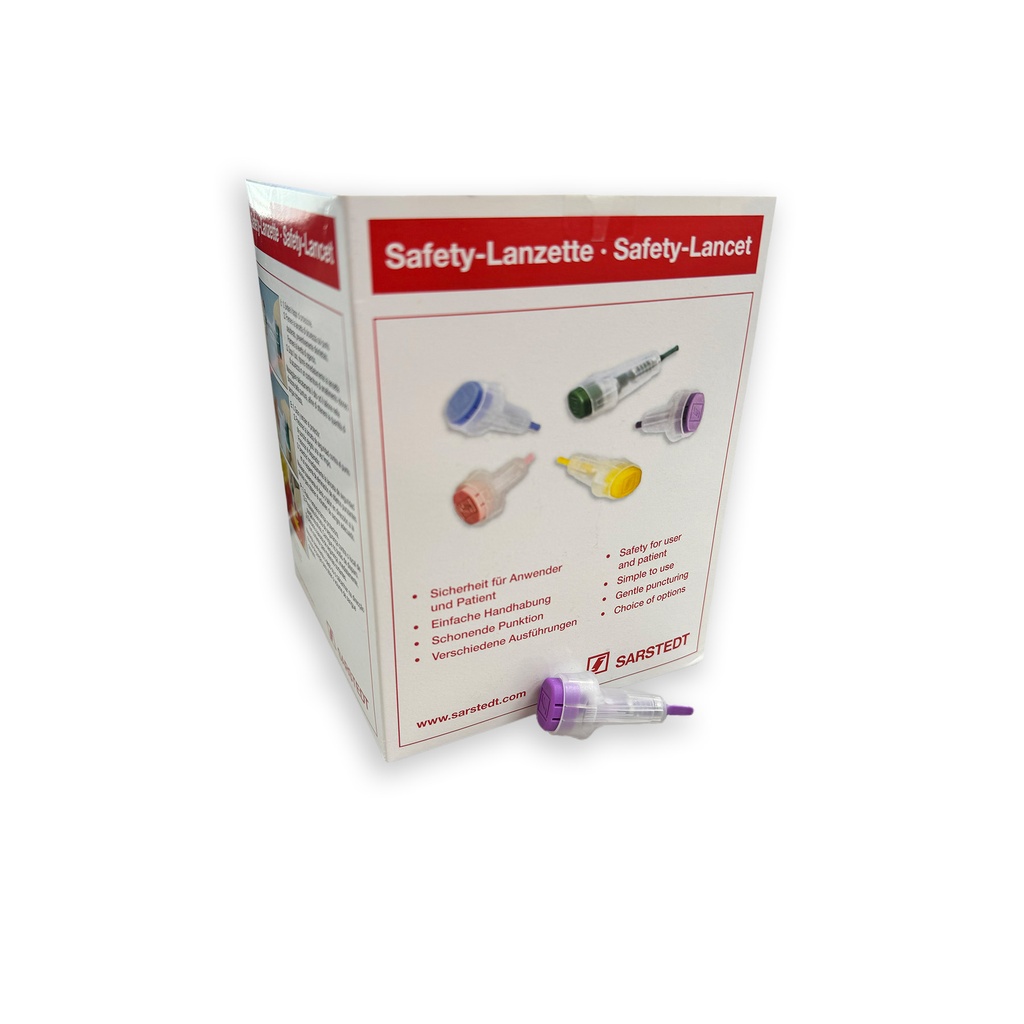 Sarstedt Safety-Lanzette, Super, violett (200 Stk)