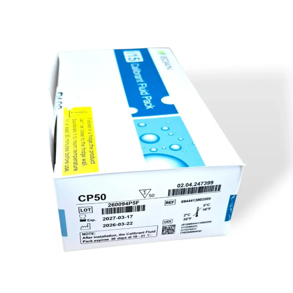 [EDA00002] CP50 Kalibrationskit, für EDAN i15 (50 Kalibrationen) 6944413802599 **mit Kühlakku**