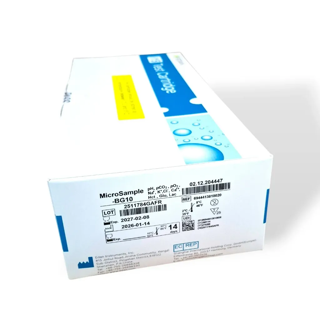 [EDA00003] BG10 MicroSample BGA+ISE+Meta, für EDAN i15, 6944413810020 (25 Stk)