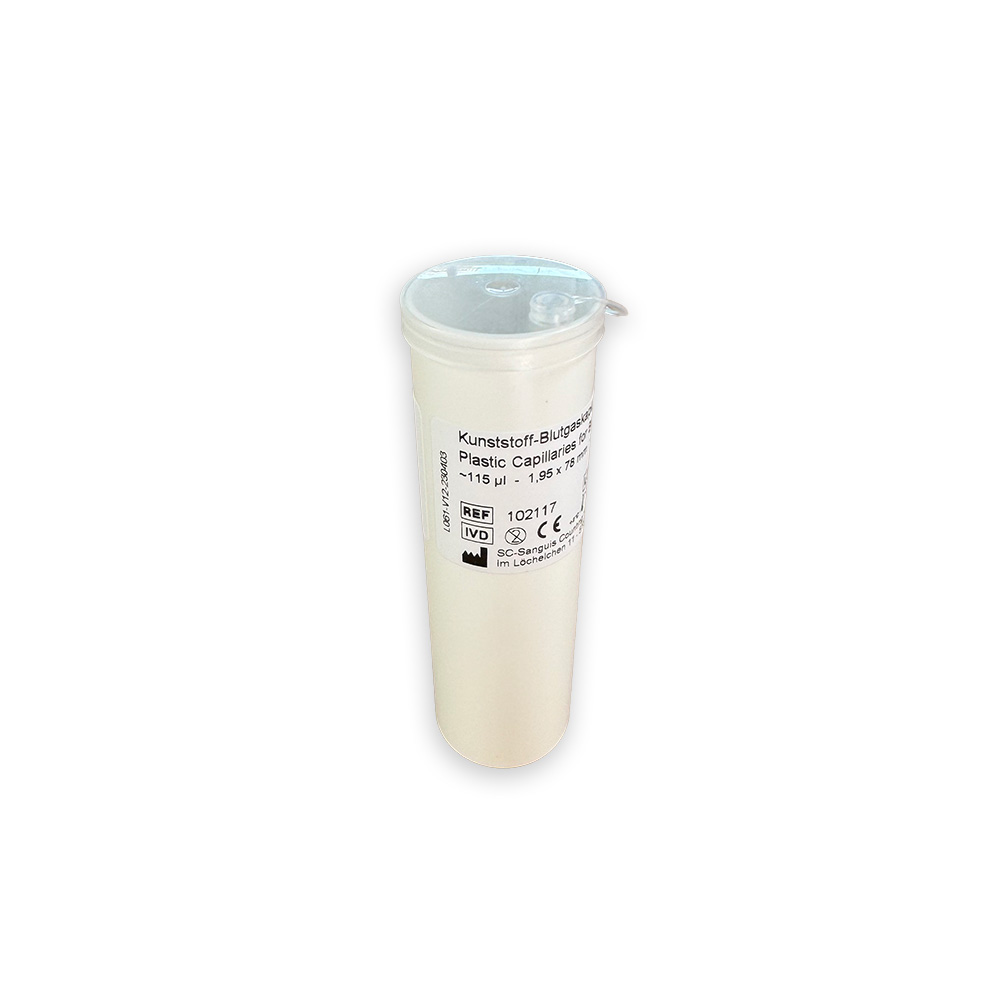 Kunststoff-Kapillaren 115 µl, für EDAN i15, 102117 (100 Stk)