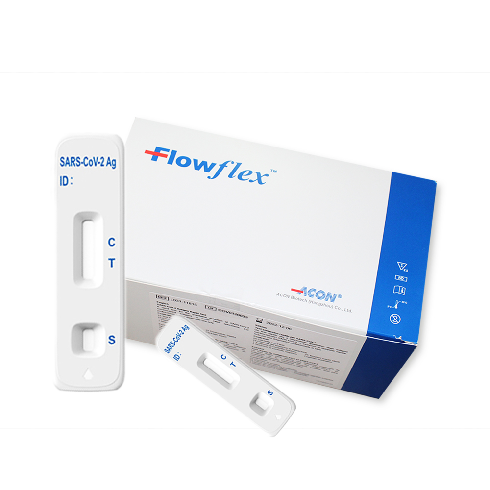 ​​​​​​​​​ACON Biotech Flowflex SARS-CoV-2 Ag Rapid Test, nasal/nasopharyngeal (20 Tests/Kit)