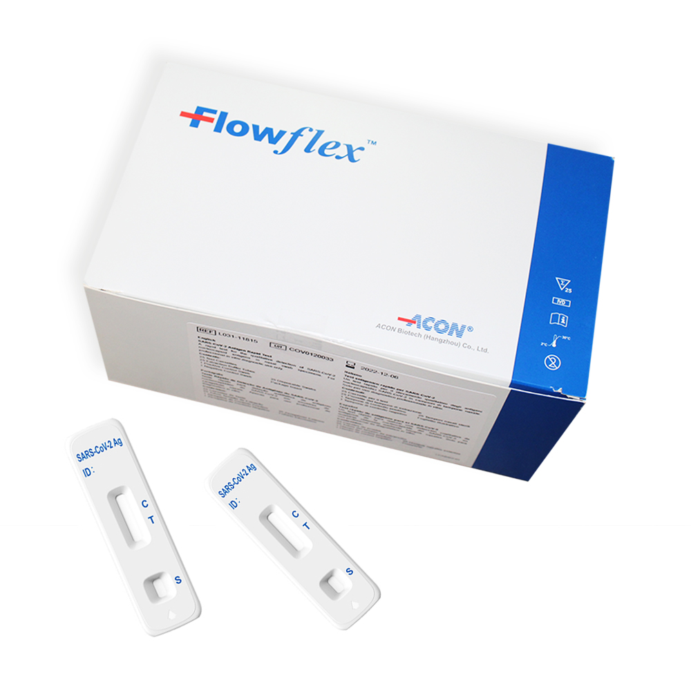 ​​​​​​​​​ACON Biotech Flowflex professional use SARS-CoV-2 Ag Rapid Test (25 Tests/Kit) "prof use" (nasal/nasopharyngeal)