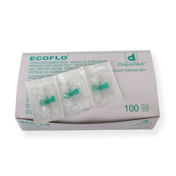 [E14101-500] ECOFLO®-Perfusionsbestecke 21 G, grün (0,80x20 mm) 100 Stk