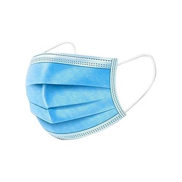 [E05030-110] ​​​​​Einmal-Hygiene-Maske/Mundschutz, blau, universal (50 Stk)