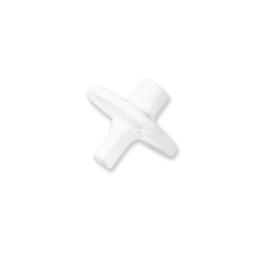 [F01500-003] Einweg-Bakterienfilter für Spirometrie Ganshorn Spirojet Spirozeptor, Schiller SP-260, SP-1, Vitalograph, oval + rund Durchm. 30,0 mm,  PBF-100W-M, weiß (50 Stk)