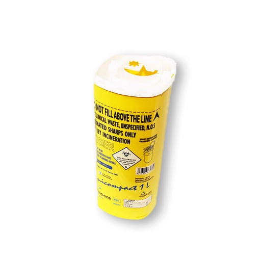 [G04503-310] Kanülenentsorgungsbox Minicompact 1 Liter  