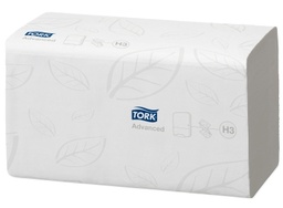 [E05102-300] Papierhandtücher 3750x weiß, classic-plus, Tork Advanced Z-Falz, sehr weich