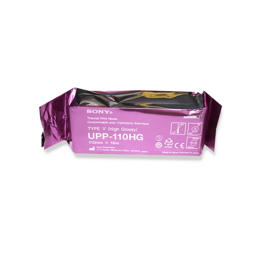 [E04200-001] Printerpapier High Glossy für UP-895MD, UP-D895, UP-D898MD, UPP-110 HG, UP-897MD (1 Rolle)