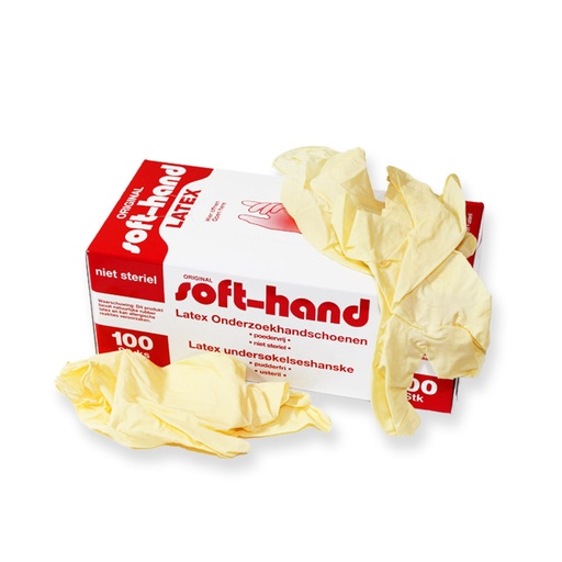 [SVP04770] SoftHand Untersuchungshandschuhe, Latex puderfrei, Medium (100 Stk)