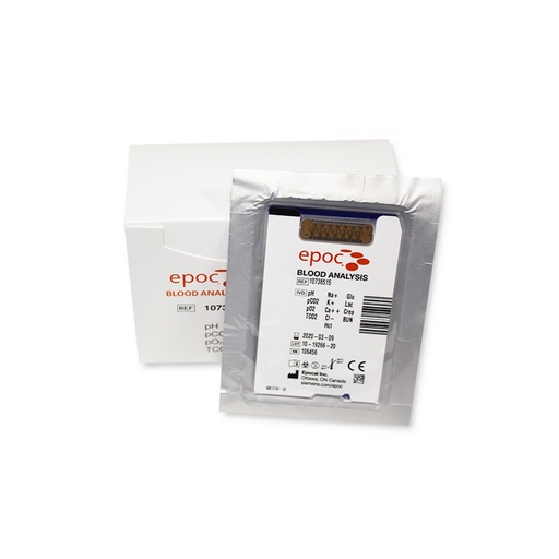 [E22004-108] Testkarten für EPOC Point of Care Blutanalyse, BUN (25 Stk)