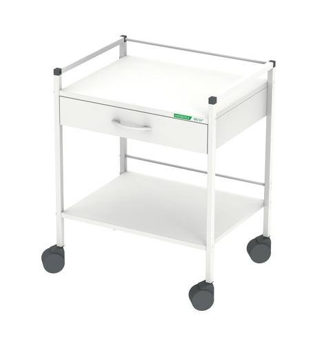 [A04000-001] Variocar 08/16 - 60 cm Basiswagen 73 cm hoch, weiß, 1 Schublade 60 x 45 x 73 cm (BxTxH) ohne Rastersystem