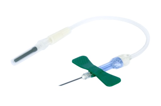 [G04500-831] Sicherheitsblutentnahmeset + Luer Adapter 21G x ¾” steril, Schlauchlänge 10 cm, Nr. 450083V1 (90 Stk)