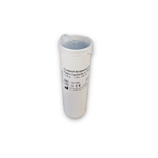 [EDA00009] Kunststoff-Kapillaren 110 µl, für EDAN i15, 101104 (100 Stk)
