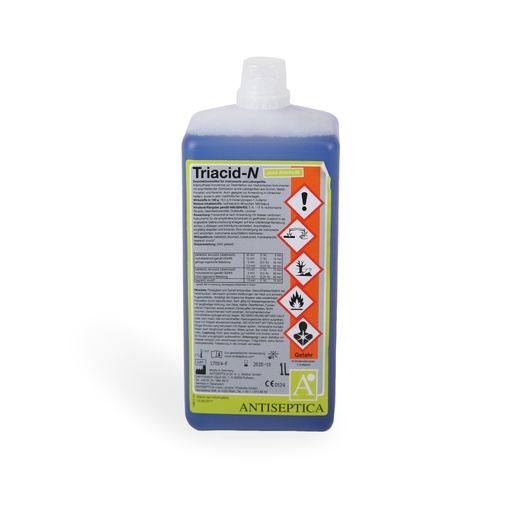 [E19100-101] A-Instrumentendesinfektion-/Reiniger TRIACID N, 1000 ml, Konzentrat (für US-Geräte geeignet)